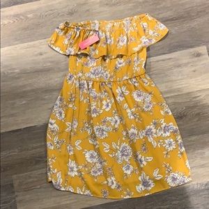 NWT Xhiliration Off the Shoulder Dress